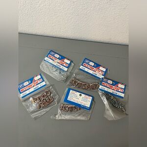 Westrim Crafts NEW Country Kitchen Welcome Miniature 5pc Signs Cottage Farmhouse